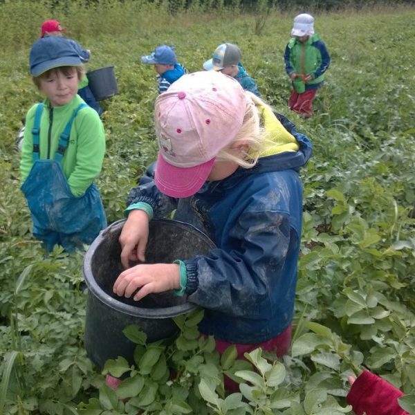 Besuch vom Waldkindergarten