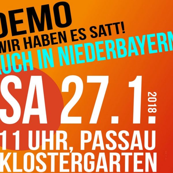 Demo in Passau: Wir haben es satt!