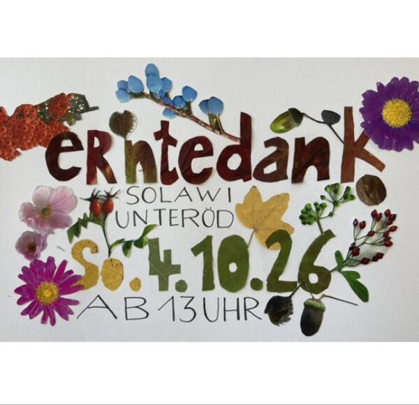 Erntedankfest 2026 bei den Wurzelwerken